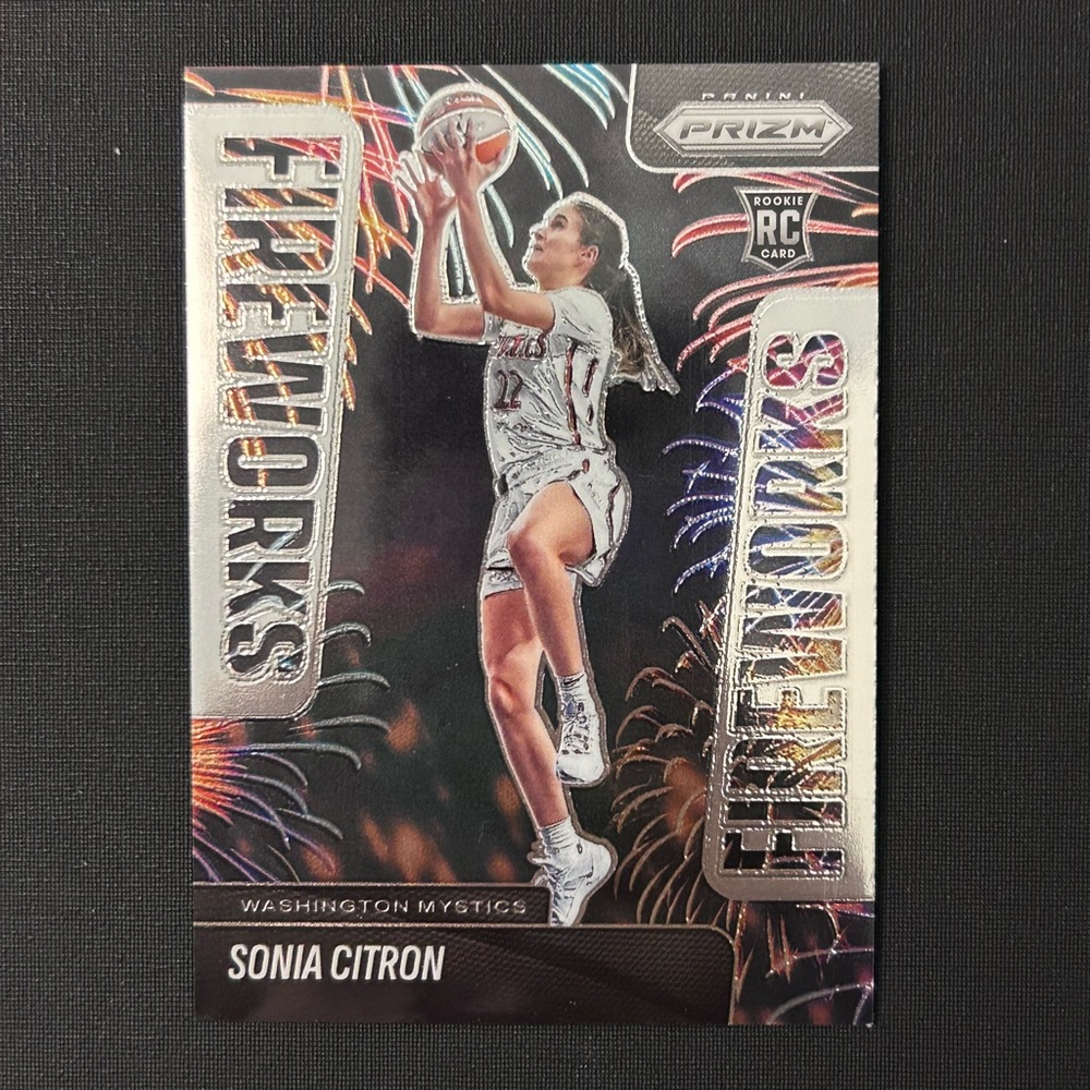 Sonia Citron 2025 Panini Fireworks Insert WNBA card